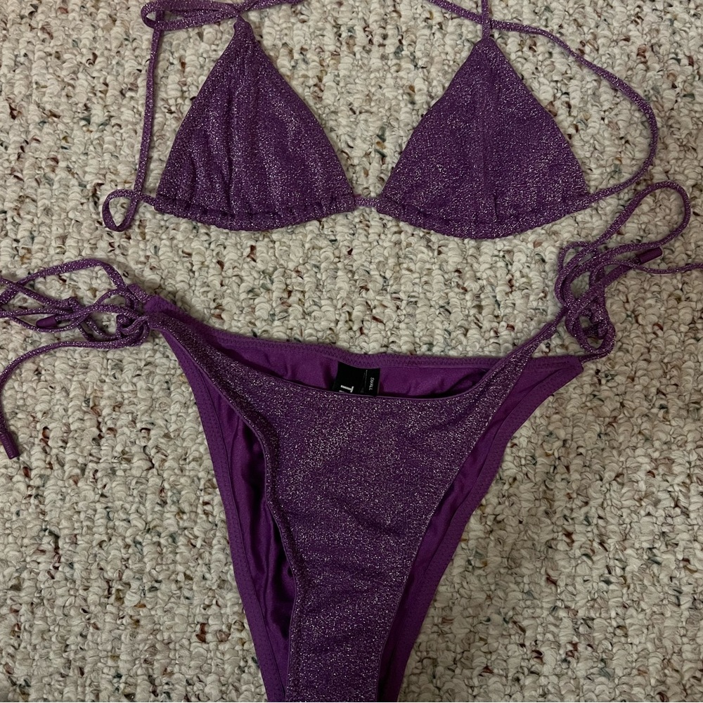 Purple Triangl bikini